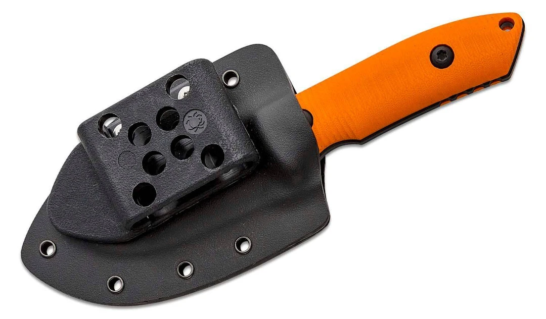 Best Pirce ✨ PROTECH KNIVES Pro-Tech LG511-ORANGE Les George SBR Fixed Blade Knife 2.875" S35VN Black DLC All Knife Brands ⌛ 6 PROTECH KNIVES Pro-Tech LG511-ORANGE Les George SBR Fixed Blade Knife 2.875" S35VN Black DLC All Knife Brands