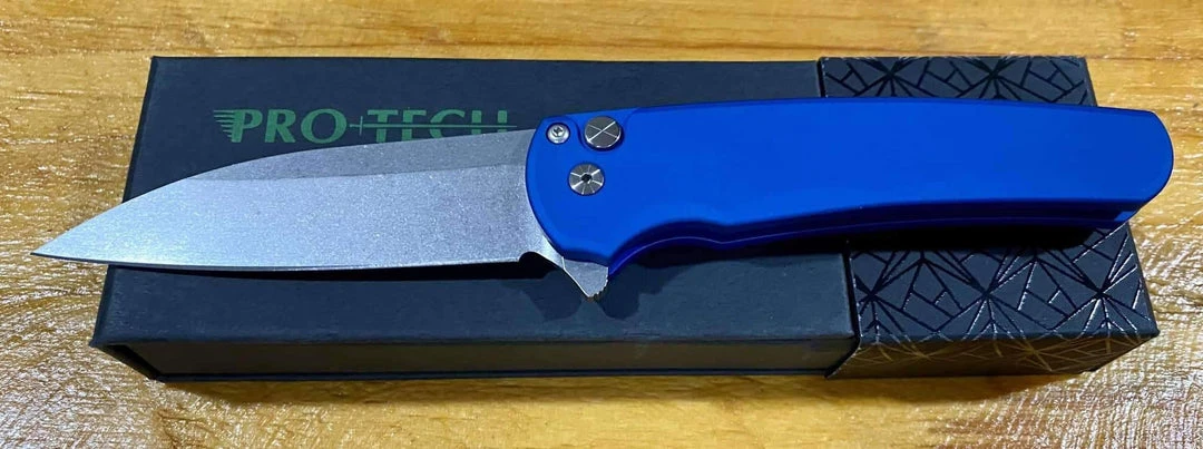 Discount π PROTECH KNIVES Pro-Tech Malibu Wharncliffe Plunge Lock Flipper Knife Blue (3.3" Stonewash) β€οΈ 3 PROTECH KNIVES Pro-Tech Malibu Wharncliffe Plunge Lock Flipper Knife Blue (3.3" Stonewash)