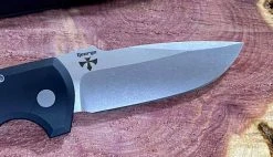 Outlet 𧨠PROTECH KNIVES Pro-Tech Rockeye Auto Black Handle, Stonewash S35VN Blade LG301 π 16 PROTECH KNIVES Pro-Tech Rockeye Auto Black Handle, Stonewash S35VN Blade LG301