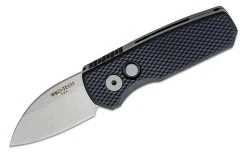 PROTECH KNIVES Pro-Tech Runt 5 Textured Black Stonewash Wharncliffe 20-CV (R5105) All Knife Brands
