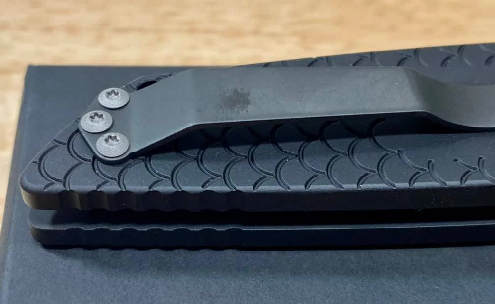 Outlet π PROTECH KNIVES Pro-Tech TR-3 MC1 Magnacut Knife Fish Scale Black π 7 PROTECH KNIVES Pro-Tech TR-3 MC1 Magnacut Knife Fish Scale Black