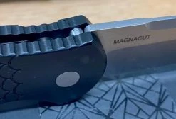 Outlet π PROTECH KNIVES Pro-Tech TR-3 MC1 Magnacut Knife Fish Scale Black π 16 PROTECH KNIVES Pro-Tech TR-3 MC1 Magnacut Knife Fish Scale Black