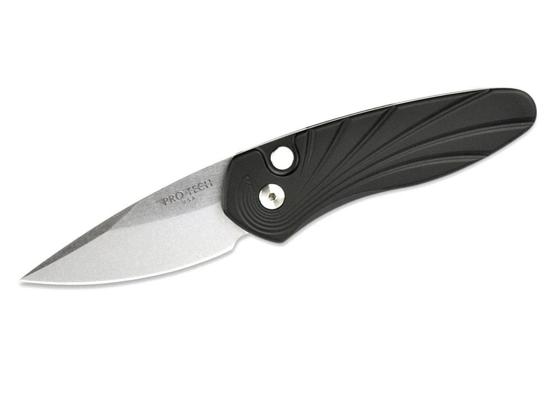 Cheap 🔥 PROTECH KNIVES ProTech Sprint Black Auto Knife 3D Wave (1.95" Stonewash) 2936 All Knife Brands 👏 3 PROTECH KNIVES ProTech Sprint Black Auto Knife 3D Wave (1.95" Stonewash) 2936 All Knife Brands
