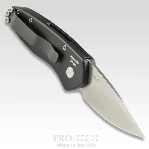 Cheap 🔥 PROTECH KNIVES ProTech Sprint Black Auto Knife 3D Wave (1.95" Stonewash) 2936 All Knife Brands 👏 5 PROTECH KNIVES ProTech Sprint Black Auto Knife 3D Wave (1.95" Stonewash) 2936 All Knife Brands