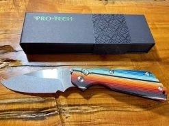 PROTECH KNIVES Protech Strider Custom SnG Auto Micarta Handle (Rare)
