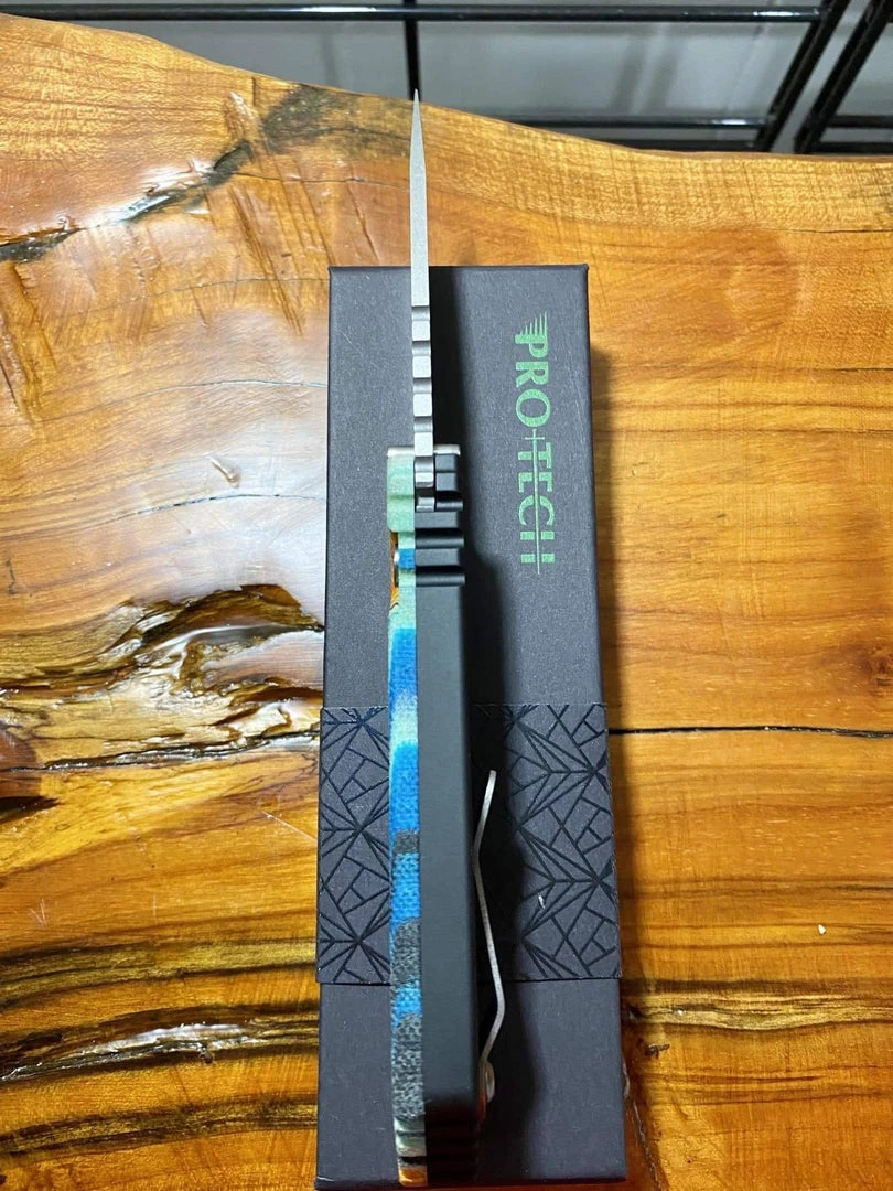 Best Pirce π PROTECH KNIVES Protech Strider Custom SnG Auto Micarta Handle (Rare) π 7 PROTECH KNIVES Protech Strider Custom SnG Auto Micarta Handle (Rare)