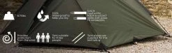 Snugpak Bunker 3 Person Tent / Tactical Shelter (Olive) Tents & Shelters