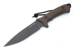 SPARTAN BLADES Spartan Harsey Difensa Black PVD Green Handle MultiCam Sheath