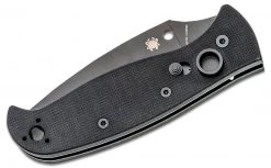Spyderco Knives Spyderco Autonomy 2 C165GPBBK2 Auto Folding Knife LC200N Black DLC Blade