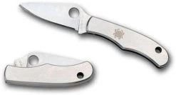 Spyderco Bug Non-Locking Knife Stainless Steel - PlainEdge Spyderco Knives