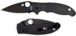 Spyderco C101GPBBK2 Manix 2 Knife Tactical (3.375" Black) Spyderco Knives