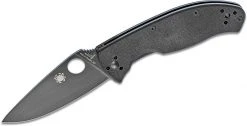 Spyderco C122GBBKP Tenacious Folding Knife 3.38" Black Spyderco Knives