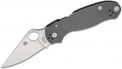 Spyderco Knives Spyderco C223GPDGY Para 3 Maxamet Knife (USA)