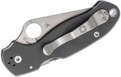 Spyderco Knives Spyderco C223GPDGY Para 3 Maxamet Knife (USA)
