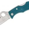 Spyderco Ladybug 3 Knife 1.97" K390 Satin Plain Blade, Blue FRN Handles - LFP3K390 Spyderco Knives