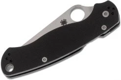Spyderco Knives Spyderco Paramilitary 2 C81GP2 Knife 3.42" S45V Blade, Black G10 Handles