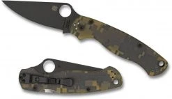 Spyderco Knives Spyderco Paramilitary 2 Knife S30V Digital Camo Handles - C81GPCMOBK2