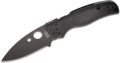Spyderco Shaman Folding Knife 3.58" S30V Black Plain Blade, Matte G10