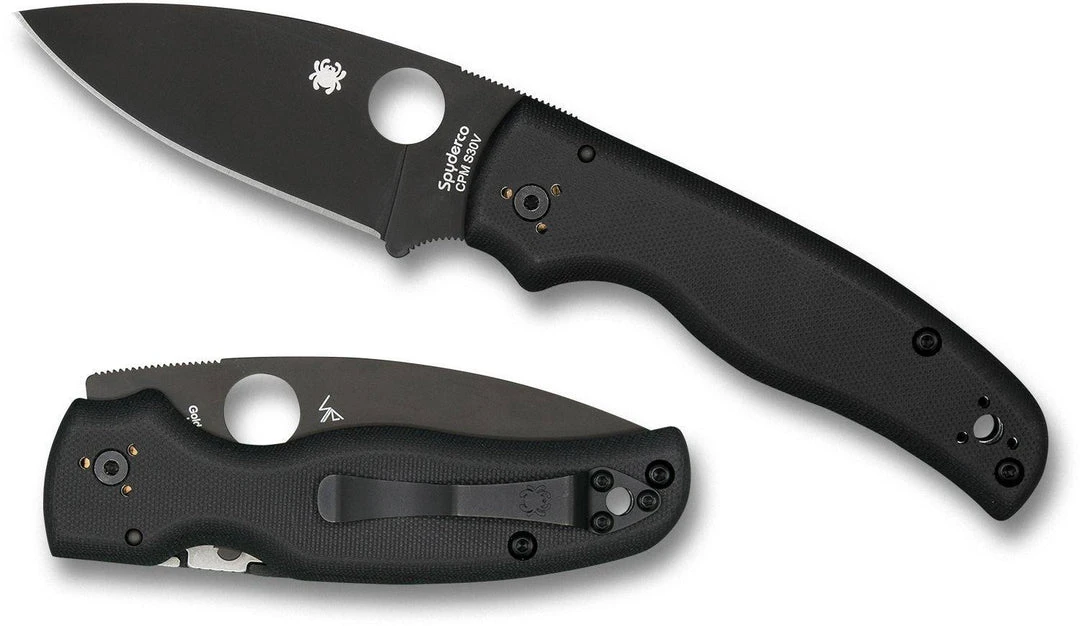 Cheapest π― Spyderco Shaman Folding Knife 3.58" S30V Black Plain Blade, Matte G10 π 4 Spyderco Shaman Folding Knife 3.58" S30V Black Plain Blade, Matte G10