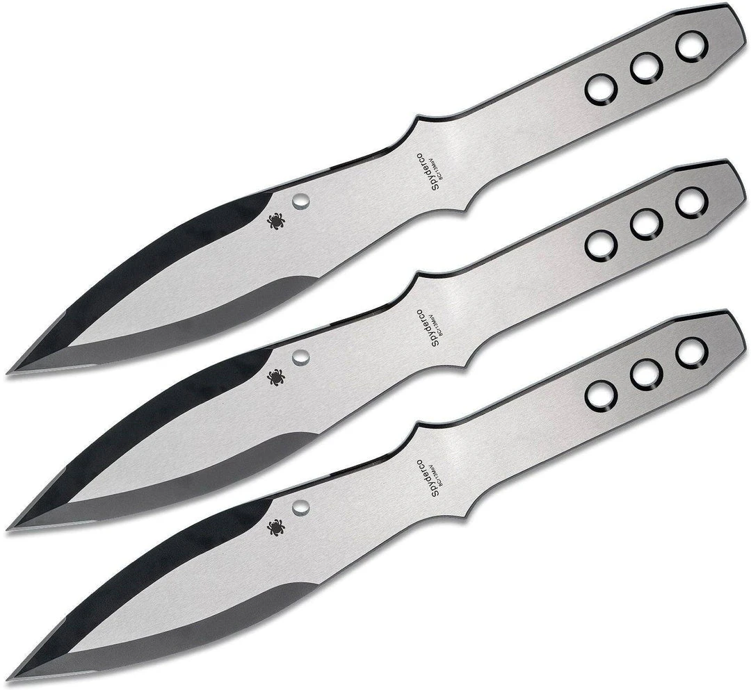 Brand new π Spyderco SpyderThrowers Medium TK01MD 10.11" Set Of 3 Throwing Knives π 4 Spyderco SpyderThrowers Medium TK01MD 10.11" Set Of 3 Throwing Knives