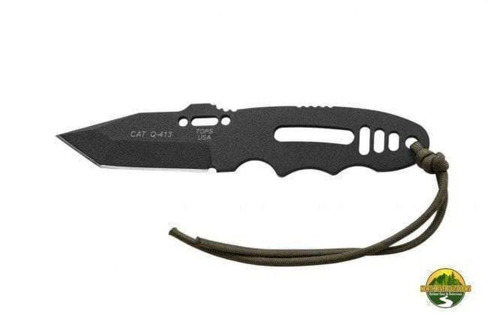 Buy 👍 TOPS KNIVES TOPS C.A.T. 202 Knife - Tanto Point All Knife Brands 🎁 3 TOPS KNIVES TOPS C.A.T. 202 Knife - Tanto Point All Knife Brands