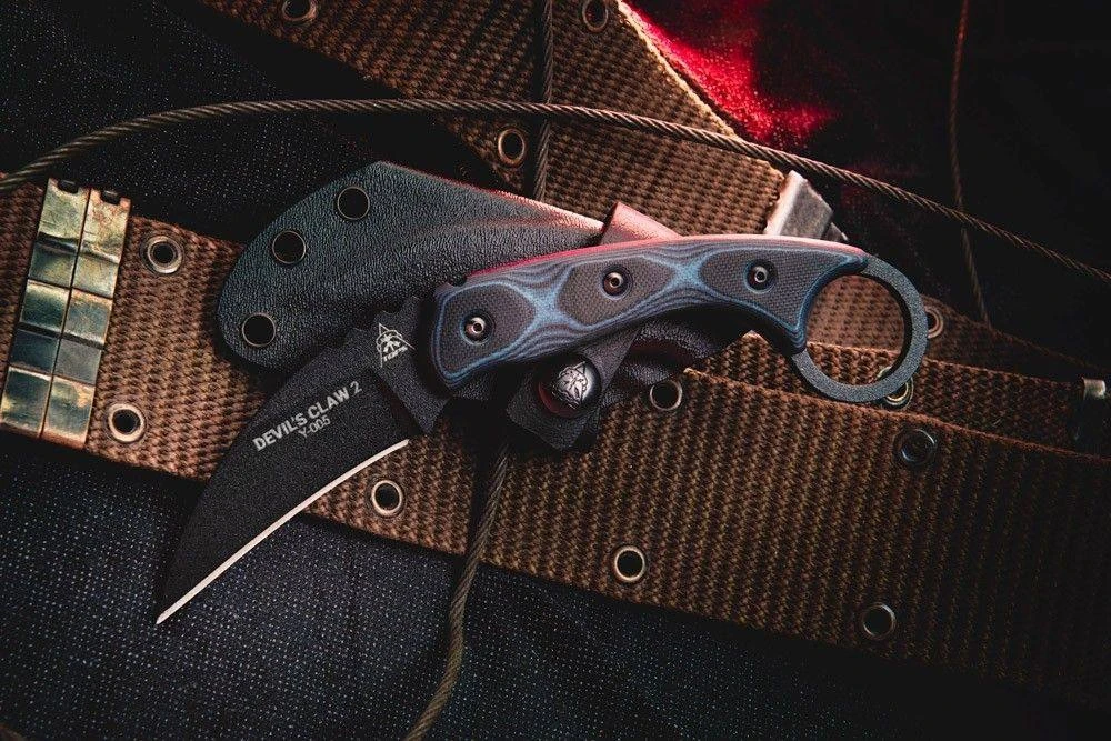 Buy π TOPS KNIVES TOPS Devil's Claw 2 Fixed Karambit 3.13" Hawkbill DEVCL-02 π₯° 5 TOPS KNIVES TOPS Devil's Claw 2 Fixed Karambit 3.13" Hawkbill DEVCL-02