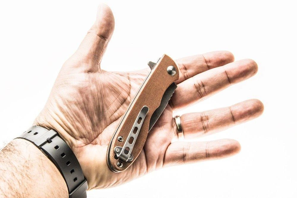 Promo π TOPS KNIVES TOPS MSF-4.0 Mini Scandi Flipper Knife 3.25" N690Co Two-Tone Blade All Knife Brands π 8 TOPS KNIVES TOPS MSF-4.0 Mini Scandi Flipper Knife 3.25" N690Co Two-Tone Blade All Knife Brands