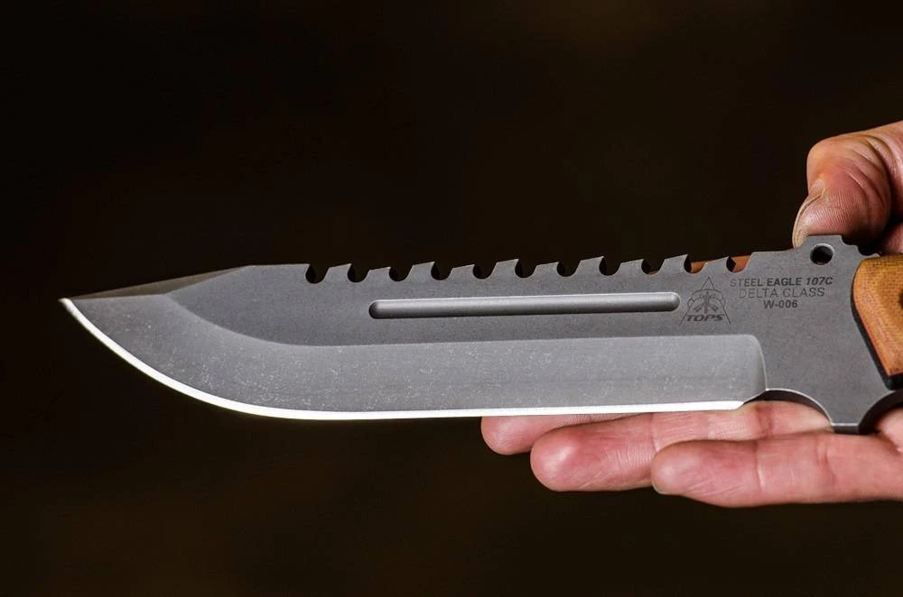 Flash Sale โญ TOPS KNIVES TOPS Steel Eagle 107C Delta Class Knife (Drop Point) USA All Knife Brands ๐ 6 TOPS KNIVES TOPS Steel Eagle 107C Delta Class Knife (Drop Point) USA All Knife Brands