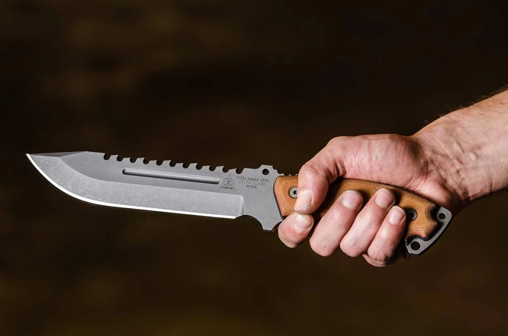 Flash Sale โญ TOPS KNIVES TOPS Steel Eagle 107C Delta Class Knife (Drop Point) USA All Knife Brands ๐ 8 TOPS KNIVES TOPS Steel Eagle 107C Delta Class Knife (Drop Point) USA All Knife Brands