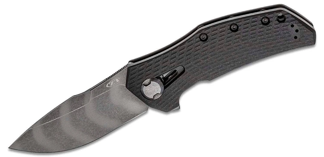 Buy ⌛ Zero Tolerance 0308BLKTS Flipper Knife 3.75" CPM-20CV Tigerstripe Blade 🥰 3 Zero Tolerance 0308BLKTS Flipper Knife 3.75" CPM-20CV Tigerstripe Blade