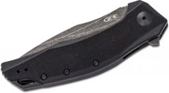 Zero Tolerance 0357BW Flipper Knife 3.25" BlackWashed