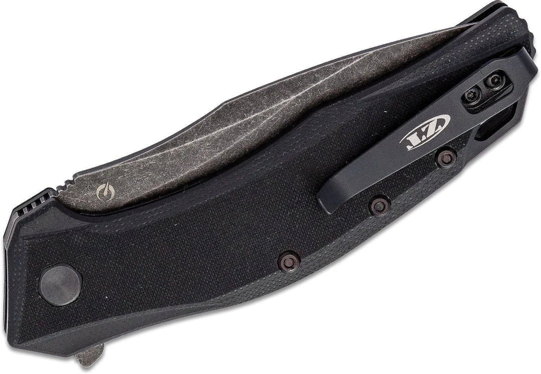Discount 🔔 Zero Tolerance 0357BW Flipper Knife 3.25" BlackWashed 👍 5 Zero Tolerance 0357BW Flipper Knife 3.25" BlackWashed