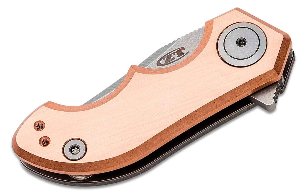 Promo 💯 ZERO TOLERANCE ZT 0022CU Copper Titanium Framelock Knife CPM-20CV (Limited Edition) 🧨 4 ZERO TOLERANCE ZT 0022CU Copper Titanium Framelock Knife CPM-20CV (Limited Edition)