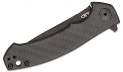 ZERO TOLERANCE ZT 0450CF Flipper 3.25" S35VN Black Blade Knife (USA)